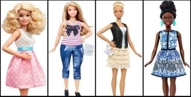 'Balık etli' ve minyon Barbie'ler geliyor