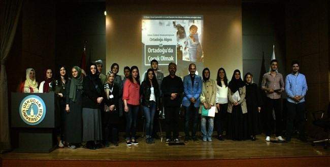 Ortadoğu Çocukları Üsküdar Üniversitesi’nde konuşuldu